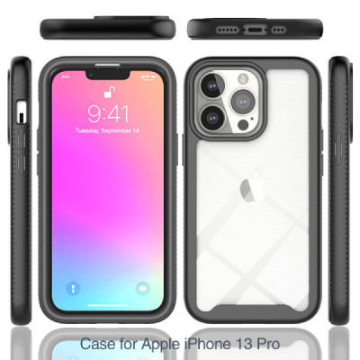 Husa pentru iPhone 13 Pro + Folie - Techsuit Defense360 Pro - Black - 7