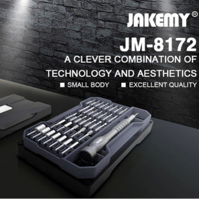 Trusa Surubelnite cu Accesorii 73in1 - Jakemy Professional (JM-8172) - Black - 4