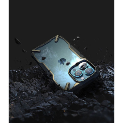 Husa pentru iPhone 13 Pro - Ringke Fusion X - Black - 4
