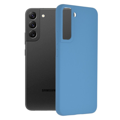 Husa pentru Samsung Galaxy S22 Plus 5G - Techsuit Soft Edge Silicone - Denim Blue - 1