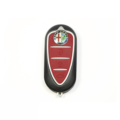 Husa pentru cheie Alfa Romeo Mito, Giulietta, GTO - Techsuit Car Key Case (1019.01) - Black - 5