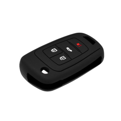 Husa pentru cheie Chevrolet Camaro, Malibu, Cruze - Techsuit Car Key Case (1013.02) - Black - 4