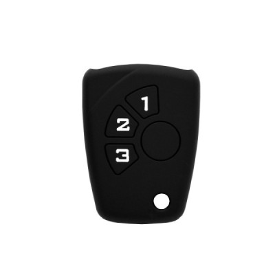 Husa pentru cheie  Chevrolet Silverado, Volt - Techsuit Car Key Case (3110.02) - Black - 1