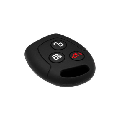 Husa pentru cheie Ford Fiesta, Figo, Fusion, Mondeo - Techsuit Car Key Case (1011.08) - Black - 3