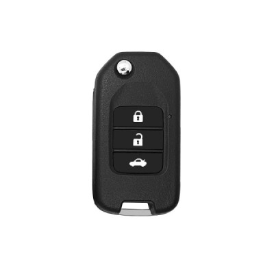 Husa pentru cheie Honda Accord, City, Civic, CR-V - Techsuit Car Key Case (1014.02) - Black - 5