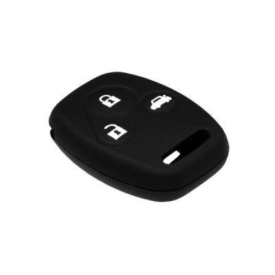 Husa pentru cheie Honda Element, Freed, Civic - Techsuit Car Key Case (3005.01) - Black - 3
