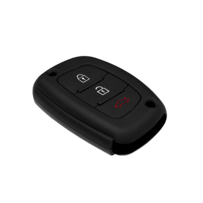 Husa pentru cheie Hyundai Mistra, Accent, Tucson - Techsuit Car Key Case (1007.02) - Black - 3