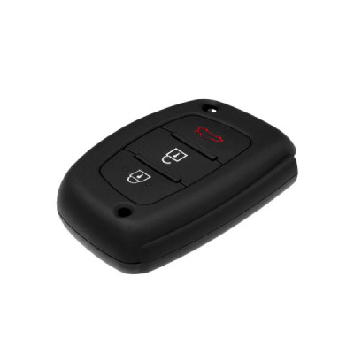 Husa pentru cheie Hyundai Mistra, Accent, Tucson - Techsuit Car Key Case (1007.02) - Black - 4