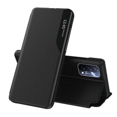 Husa pentru Oppo A54 5G / A74 5G / OnePlus Nord N200 5G - Techsuit eFold Series - Black - 1