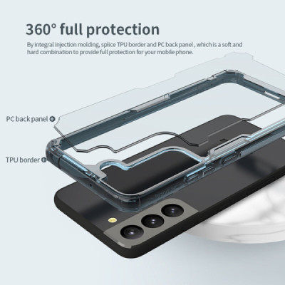 Husa pentru Samsung Galaxy S22 Plus - Nillkin Nature TPU Pro Case - Transparent - 5