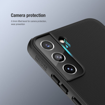 Husa pentru Samsung Galaxy S22 Plus 5G - Nillkin Super Frosted Shield Pro - Black - 7