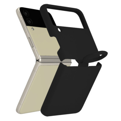 Husa pentru Samsung Galaxy Z Flip3 5G - Techsuit Soft Edge Silicone - Black - 1