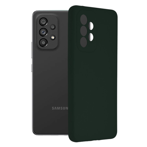 Husa pentru Samsung Galaxy A53 5G - Techsuit Soft Edge Silicone - Dark Green