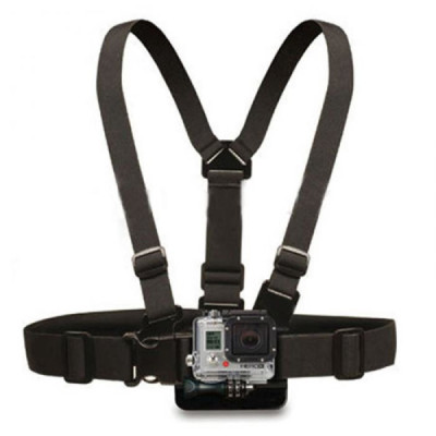 Suport Piept pentru GoPro - Techsuit Action Camera (CHS-01) - Black - 1