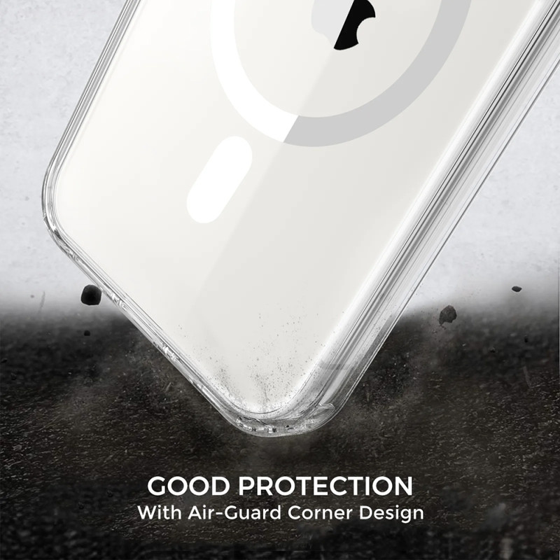 Husa compatibila iPhone 15 Plus Techsuit MagSafe Pro, transparent - 5