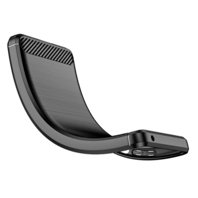 Husa pentru OnePlus 10 Pro - Techsuit Carbon Silicone - Black - 5