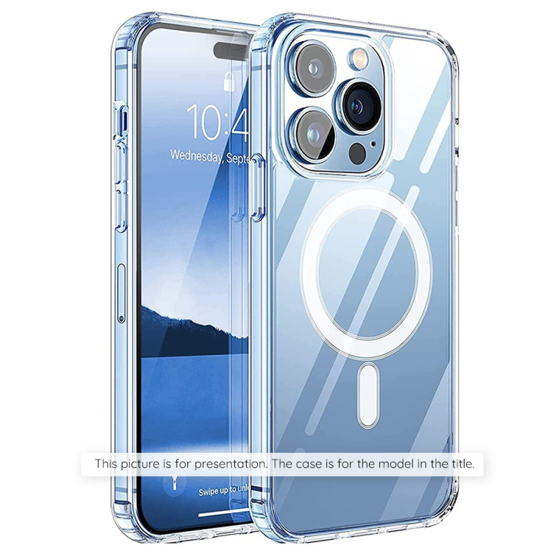 Husa compatibila iPhone 15 Plus Techsuit MagSafe Pro, transparent - 1