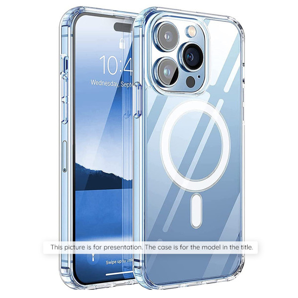 Husa compatibila iPhone 15 Plus Techsuit MagSafe Pro, transparent