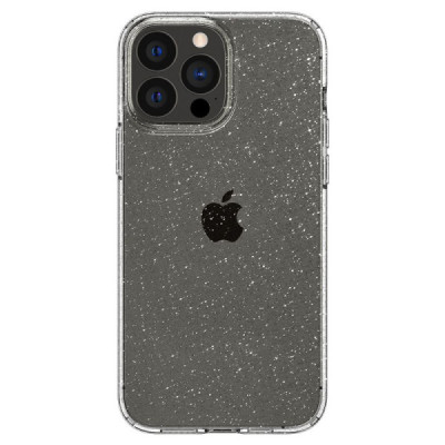 Husa pentru iPhone 13 Pro Max - Spigen Liquid Crystal Glitter - Crystal Quartz - 3