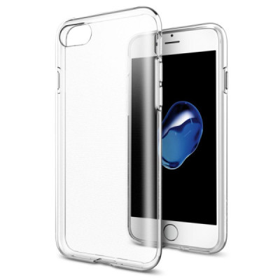 Husa pentru iPhone 7 / 8 / SE 2 / SE 3 - Spigen Liquid Crystal - Clear - 5