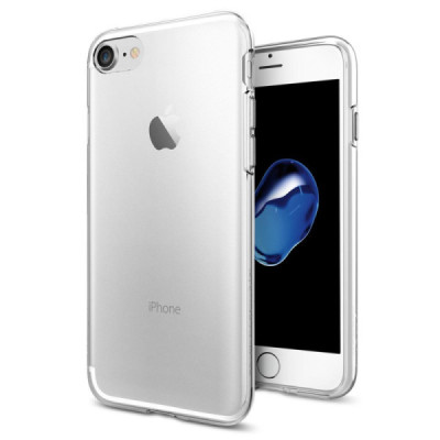 Husa pentru iPhone 7 / 8 / SE 2 / SE 3 - Spigen Liquid Crystal - Clear - 6