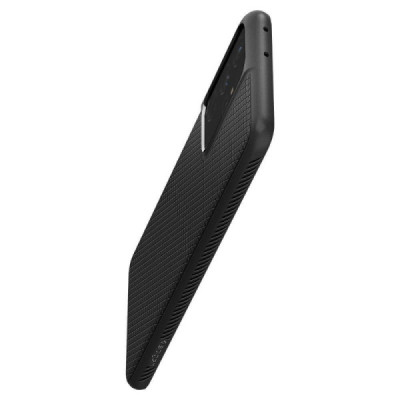 Husa pentru Samsung Galaxy S21 Ultra 5G - Spigen Liquid Air - Matte Black - 9