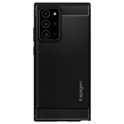 Husa pentru Samsung Galaxy Note 20 Ultra / Note 20 Ultra 5G - Spigen Rugged Armor - Black - 3