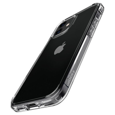 Husa pentru iPhone 12 / 12 Pro - Spigen Ultra Hybrid - Crystal Clear - 6