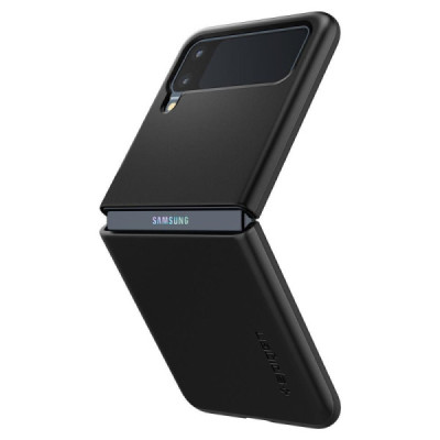 Husa pentru Samsung Galaxy Z Flip3 5G - Spigen Thin Fit - Black - 1