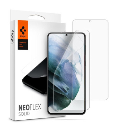 Folie pentru Samsung Galaxy S21 5G (set 2) - Spigen Neo Flex - Clear - 1