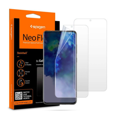 Folie pentru Samsung Galaxy S20 Plus 4G / S20 Plus 5G (set 2) - Spigen Neo Flex - Clear - 1