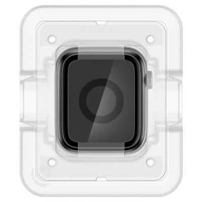Folie pentru Apple Watch 4 / 5 / 6 / SE / SE 2 44mm (set 2) - Spigen ProFlex EZ Fit - Black - 6