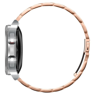 Curea pentru Samsung Galaxy Watch 4/5/Active 2, Huawei Watch GT 3 (42mm)/GT 3 Pro (43mm) - Spigen Modern Fit - Rose Gold - 3