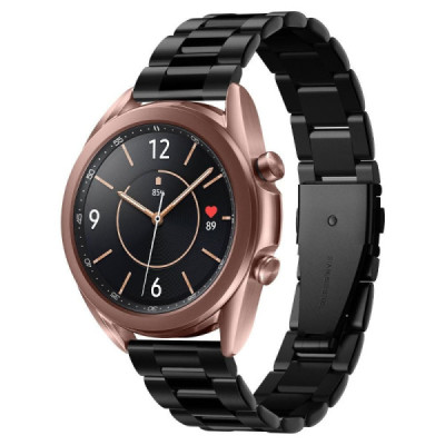 Curea pentru Samsung Galaxy Watch 4/5/Active 2, Huawei Watch GT 3 (42mm)/GT 3 Pro (43mm) - Spigen Modern Fit - Black - 6
