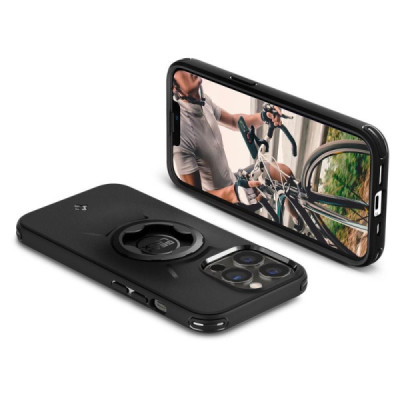 Husa pentru iPhone 13 Pro - Spigen Gearlock Bike Mount (GCF142) - Black - 4