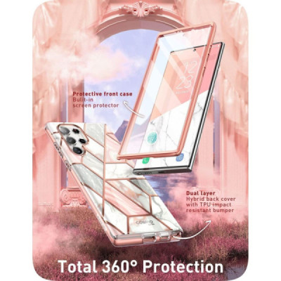 Husa pentru Samsung Galaxy S22 Ultra 5G - I-Blason Cosmo - Marble - 5