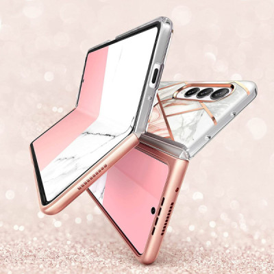Husa pentru Samsung Galaxy Z Fold3 5G - I-Blason Cosmo - Marble - 4