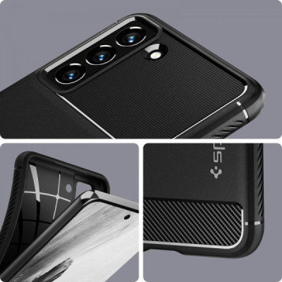 Husa pentru Samsung Galaxy S21 FE 5G - Spigen Rugged Armor - Black - 5