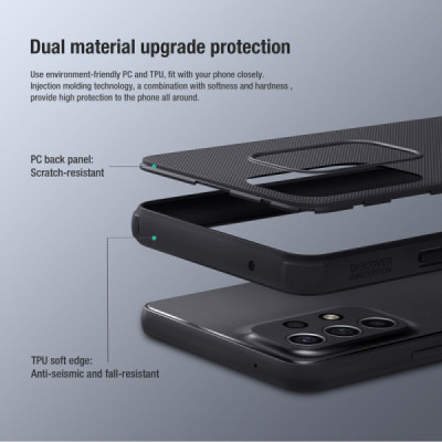 Husa pentru Samsung Galaxy A53 5G - Nillkin Super Frosted Shield Pro - Black - 7