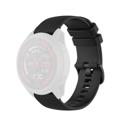 Curea pentru Samsung Galaxy Watch 4/5/Active 2, Huawei Watch GT 3 (42mm)/GT 3 Pro (43mm) - Techsuit Watchband 20mm (W006) - Blac