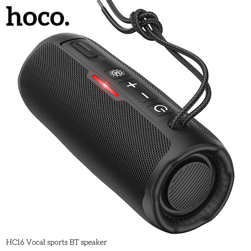 Boxa handsfree wireless portabila TWS 10W Hoco HC16, negru - 1