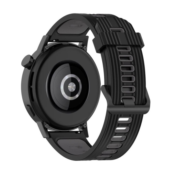 Curea pentru Samsung Galaxy Watch 4/5/Active 2, Huawei Watch GT 3 (42mm)/GT 3 Pro (43mm) - Techsuit Watchband 20mm (W002) - Blac