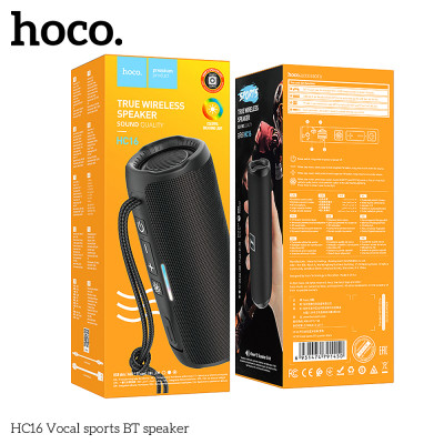 Boxa handsfree wireless portabila TWS 10W Hoco HC16, negru - 3