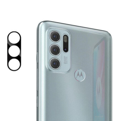 Folie Camera pentru Motorola Moto G60S - Mocolo Silk HD PRO Camera Glass - Black - 1