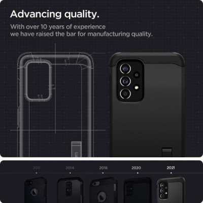 Husa pentru Samsung Galaxy A33 5G - Spigen Tough Armor - Black - 4