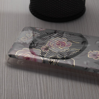 Husa pentru Samsung Galaxy S21 FE 5G - Techsuit Marble Series - Bloom of Ruth Gray - 3