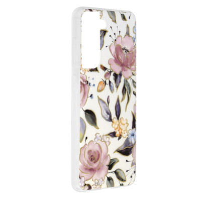 Husa pentru Samsung Galaxy S21 FE 5G - Techsuit Marble Series - Chloe White - 2