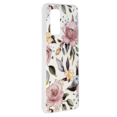 Husa pentru Samsung Galaxy A32 4G - Techsuit Marble Series - Chloe White - 2