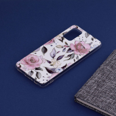 Husa pentru Samsung Galaxy A32 4G - Techsuit Marble Series - Chloe White - 4