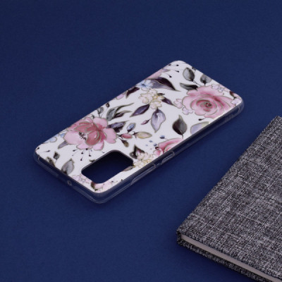 Husa pentru Samsung Galaxy A32 4G - Techsuit Marble Series - Chloe White - 5